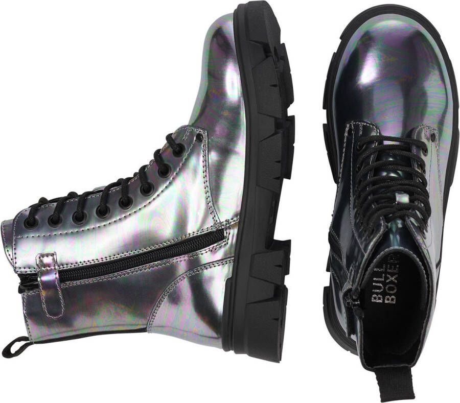 Bullboxer Aaf504 Veterboots Laarzen Met Veters Meisjes Multi