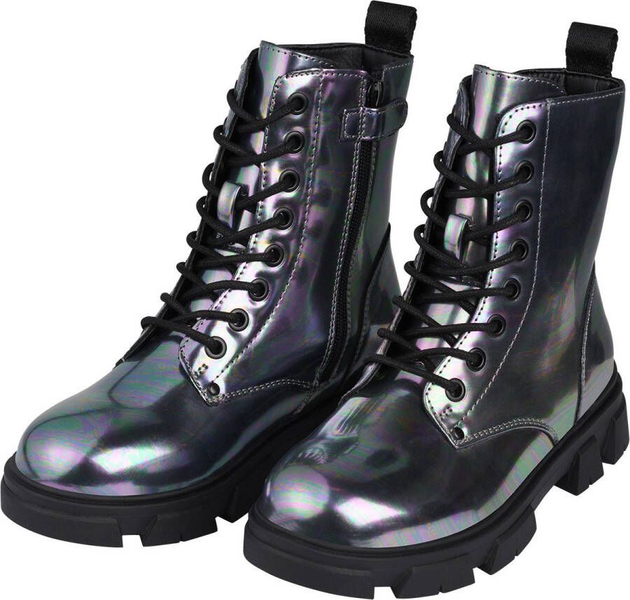 Bullboxer Aaf504 Veterboots Laarzen Met Veters Meisjes Multi