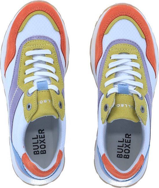 Bullboxer AEX000 Oranje Combinatie Sneaker