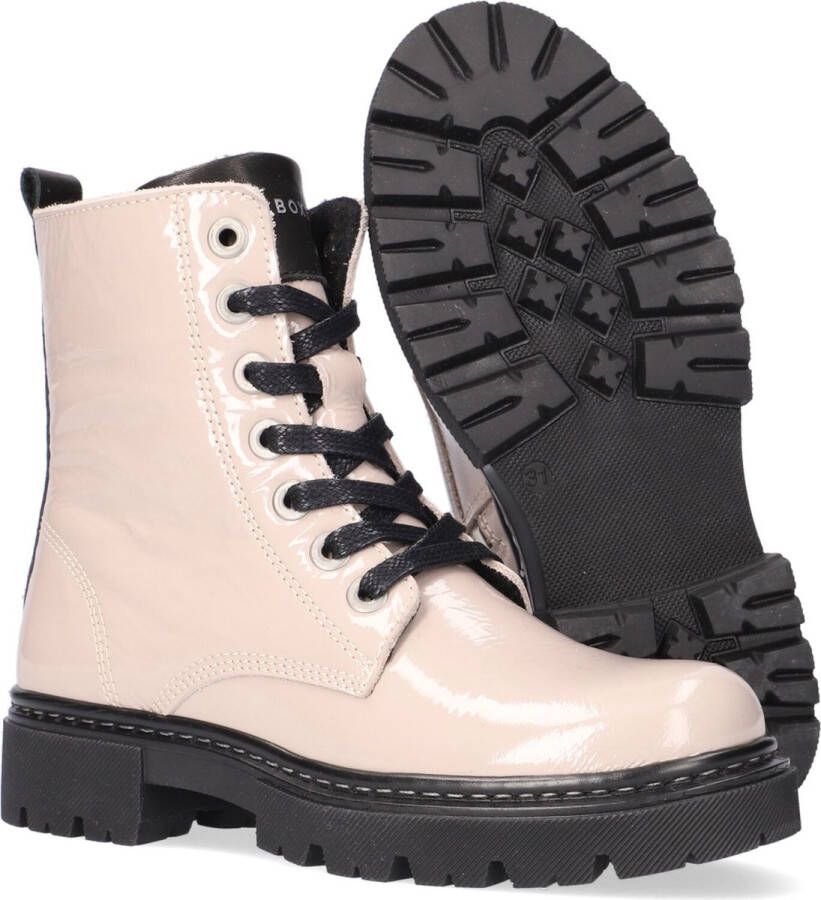 Bullboxer Ajs500 Veterboots Laarzen Met Veters Meisjes Taupe
