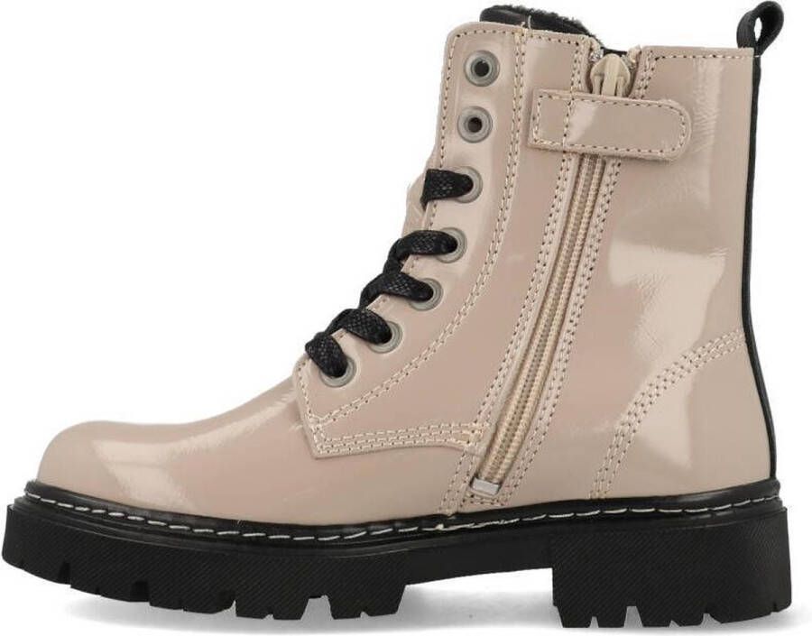 Bullboxer Ajs500 Veterboots Laarzen Met Veters Meisjes Taupe