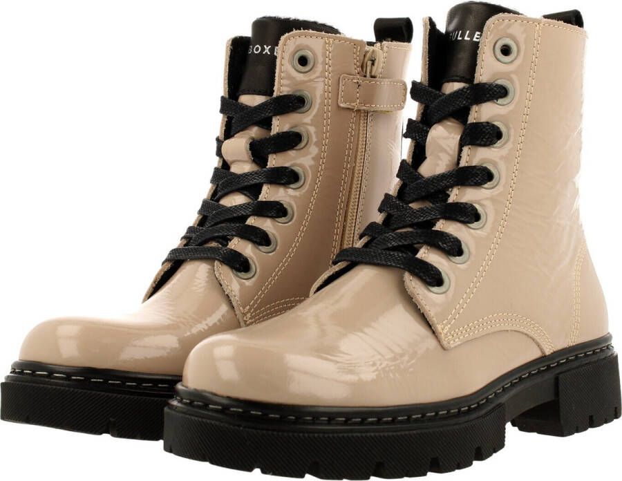 Bullboxer Ajs500 Veterboots Laarzen Met Veters Meisjes Taupe