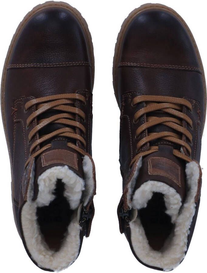 Bullboxer All518 Veterboots Laarzen Met Veters Jongens Bruin