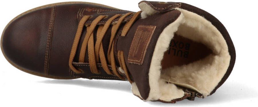 Bullboxer All518 Veterboots Laarzen Met Veters Jongens Bruin