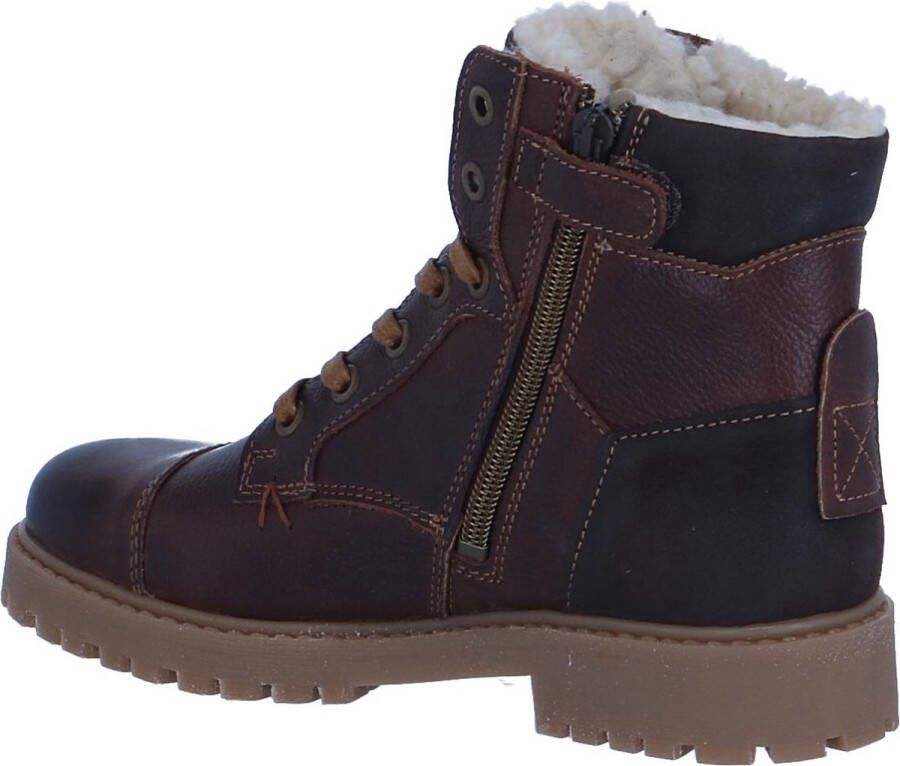 Bullboxer All518 Veterboots Laarzen Met Veters Jongens Bruin