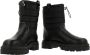 Bullboxer winterboot 171503F6S Zwart Leerlook Enkelboots Dames - Thumbnail 8