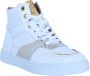 Bullboxer AOP508E6L_WHPN Witte sneaker Hoge sneaker hoge sneaker kinder sneakers kinder sneakers hoog - Thumbnail 9