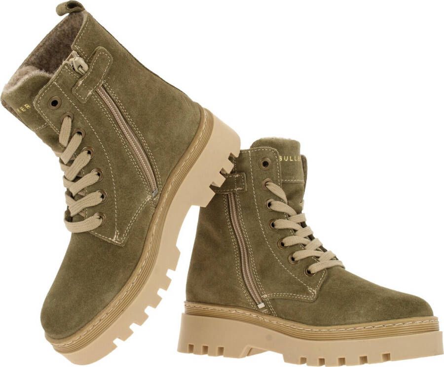 Bullboxer Boot Female Green Laarzen