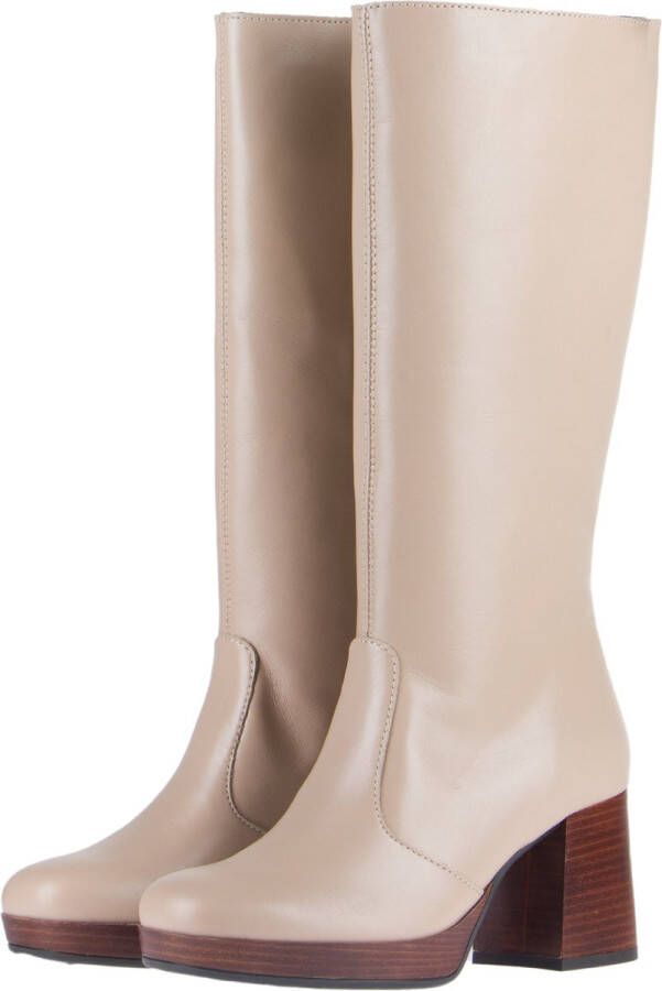 Bullboxer Boot Women Beige Taupe Laarzen