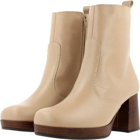 Bullboxer Boot Women Beige Taupe Laarzen