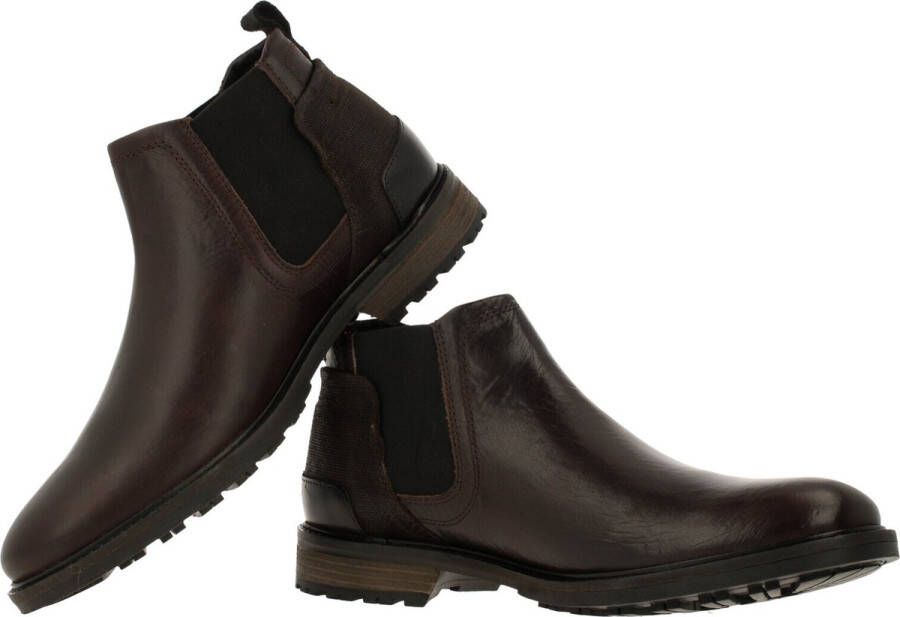 Bullboxer Chelsea Boot Male Dark Brown Laarzen