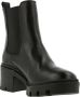 Bullboxer 612505E6L CHELSEA BLOKHAK Zwart Leer Chelsea boots Dames - Thumbnail 8