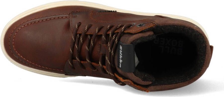 Bullboxer Halfhoge veterschoen Cognac Leer