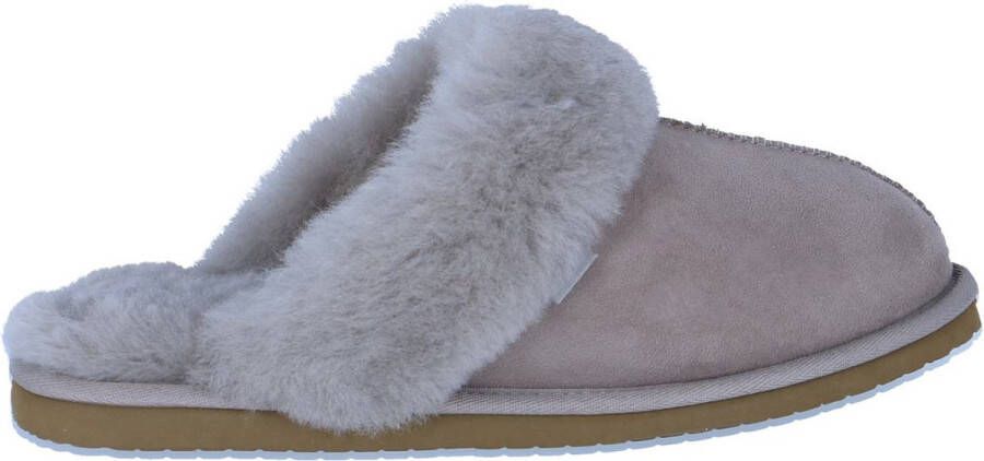 Bullboxer House Shoe Women Grey Sloffen