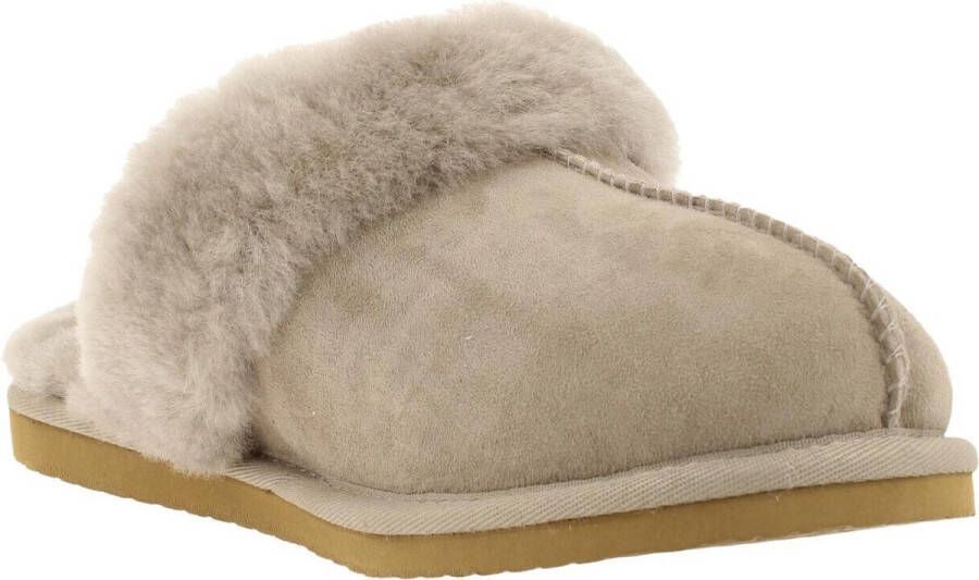 Bullboxer House Shoe Women Grey Sloffen