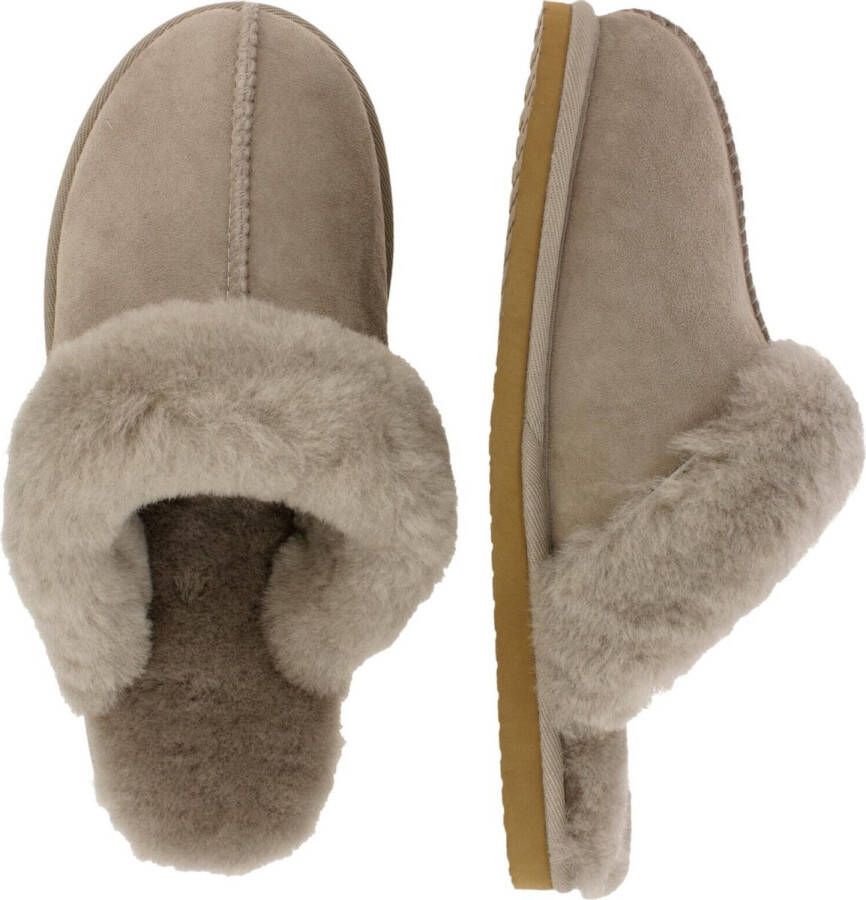 Bullboxer House Shoe Women Grey Sloffen