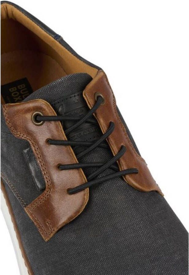 Bullboxer Lace-Up Male Black Veterschoenen
