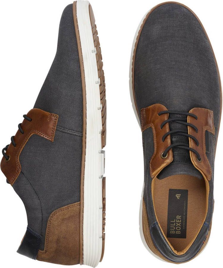 Bullboxer Lace-Up Male Black Veterschoenen