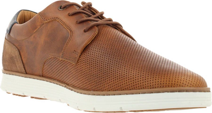 Bullboxer Lace-Up Male Tan Cogna Veterschoenen