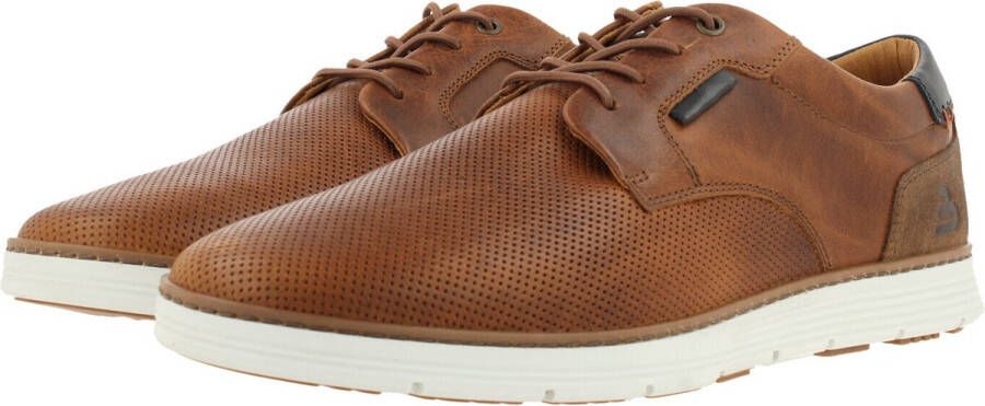 Bullboxer Lace-Up Male Tan Cogna Veterschoenen