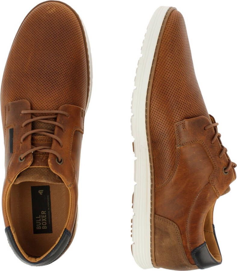 Bullboxer Lace-Up Male Tan Cogna Veterschoenen