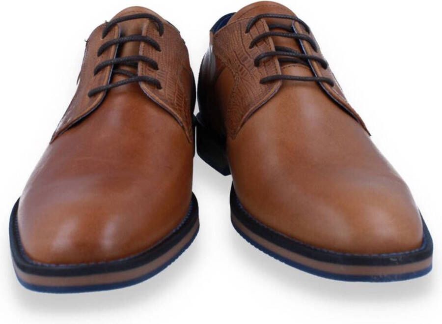 Bullboxer Lace-Up Men Tan Cogna Veterschoenen