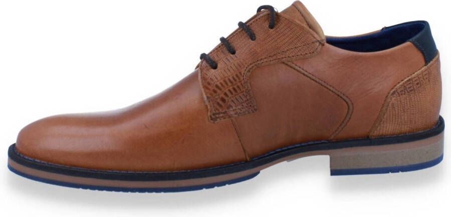 Bullboxer Lace-Up Men Tan Cogna Veterschoenen