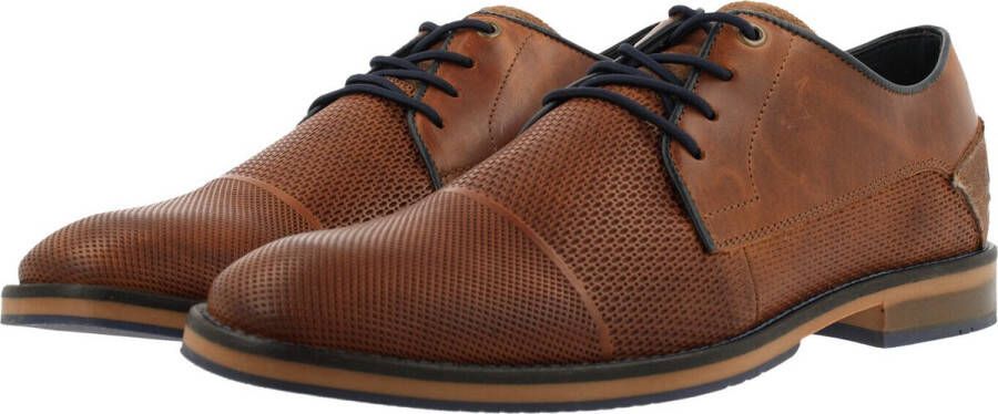 Bullboxer Lace-Up Men Tan Cognac 41 Veterschoenen - Foto 5
