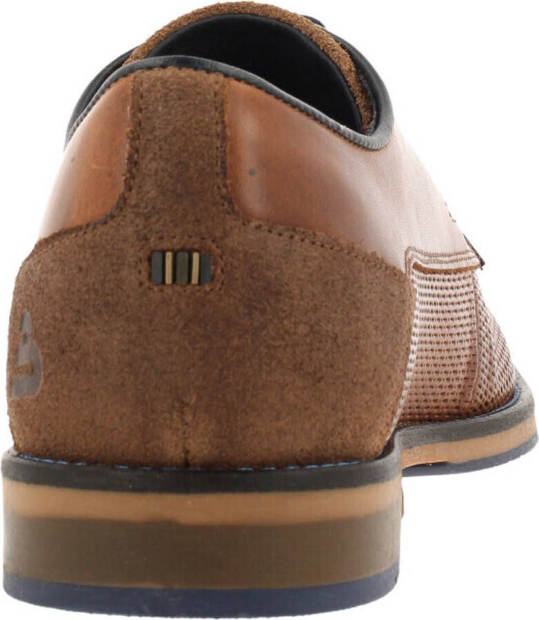 Bullboxer Lace-Up Men Tan Cogna Veterschoenen