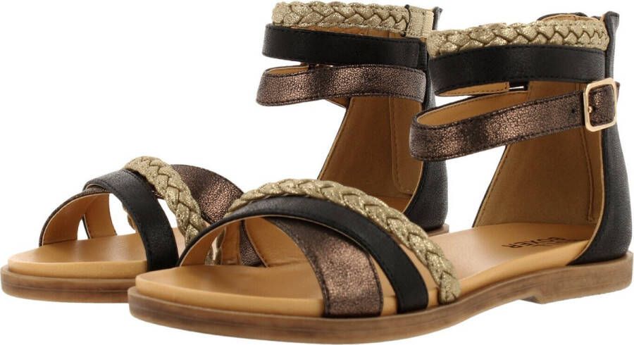 Bullboxer Sandal Girls Kids Black Sandalen