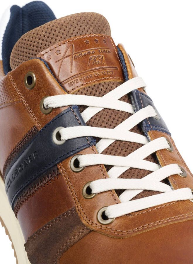 Bullboxer Sneaker Male Tan Cogna Sneakers Veterschoenen