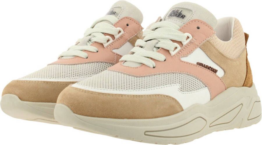 Bullboxer Sneaker Women Beige Pink Sneakers