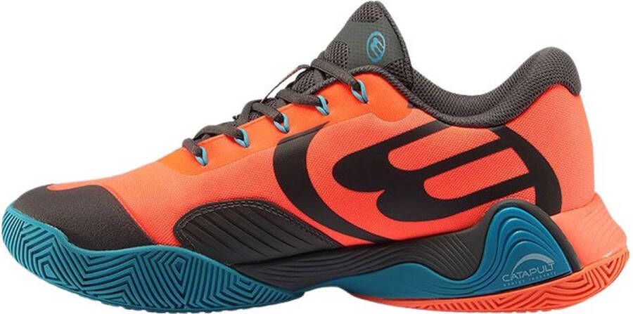 Bullpadel Padelschoen Tennisschoen Vertex Vibram 23V Heren Oranje Blauw