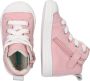 BunniesJR Bunnies JR 221235 170 Meisjes Hoge Sneakers Roze Nubuck Veters - Thumbnail 3