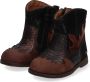 BunniesJR Bunnies JR 221654 619 Meisjes Cowboy Boots Zwart Leer Ritssluiting - Thumbnail 3