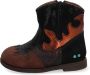 BunniesJR Bunnies JR 221654 619 Meisjes Cowboy Boots Zwart Leer Ritssluiting - Thumbnail 5