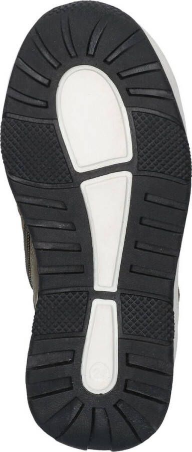 BunniesJR 221840-569 Jongens Veterboots Groen Leer Veters