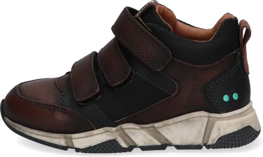 BunniesJR Bunnies JR 221841-519 Hoge Sneakers Bruin Leer Klittenband - Foto 8