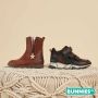 BunniesJR Bunnies JR 221841-519 Hoge Sneakers Bruin Leer Klittenband - Thumbnail 7