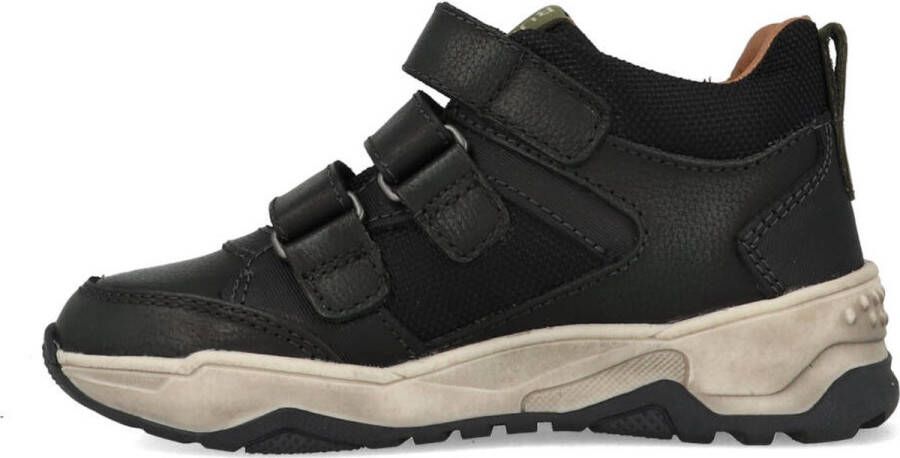 BunniesJR 221841-568 Jongens Hoge Sneakers Groen Leer Klittenband