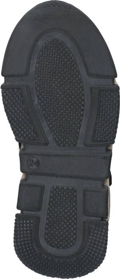 BunniesJR 221841-568 Jongens Hoge Sneakers Groen Leer Klittenband