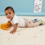 BunniesJR Bunnies JR 222122-502 Jongens Babysneakertjes Beige Leer Veters - Thumbnail 6