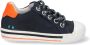 BunniesJR Bunnies JR 222230 529 Jongens Lage Sneakers Blauw Leer Veters - Thumbnail 3