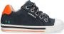 BunniesJR Bunnies JR 222230 529 Jongens Lage Sneakers Blauw Leer Veters - Thumbnail 5