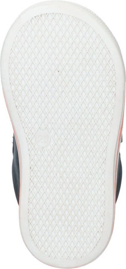 BunniesJR 222230-529 Jongens Lage Sneakers Blauw Leer Veters