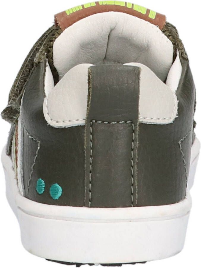 BunniesJR Bunnies JR Laurens Louw Jongens Lage Sneakers Bruin Leer Klittenband - Foto 5