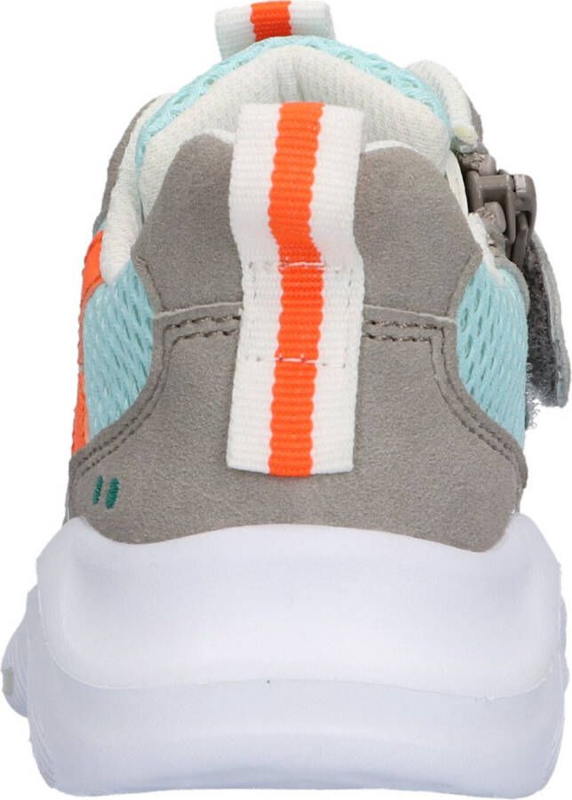 BunniesJR 222481-781 Uni Lage Sneakers Blauw Grijs Imitatieleer Veters