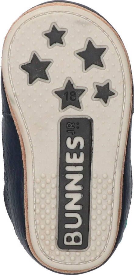 BunniesJR Bunnies JR 222523-520 Meisjes Babysneakertjes Blauw Roze Leer Veter - Foto 8