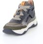 BunniesJR Bunnies JR 222848 569 Jongens Hoge Sneakers Groen Leer Veters - Thumbnail 14