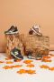 BunniesJR Bunnies JR 222848 569 Jongens Hoge Sneakers Groen Leer Veters - Thumbnail 9